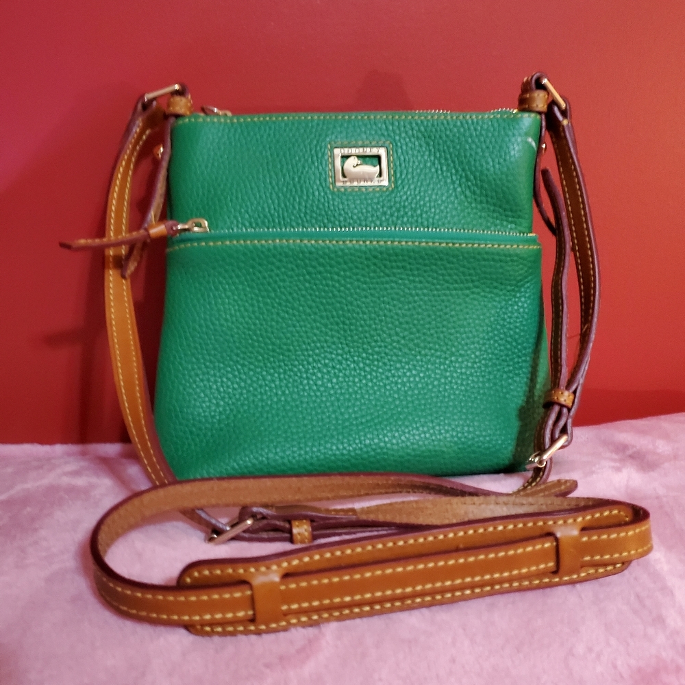 Dooney & Bourke leather letter carrier
